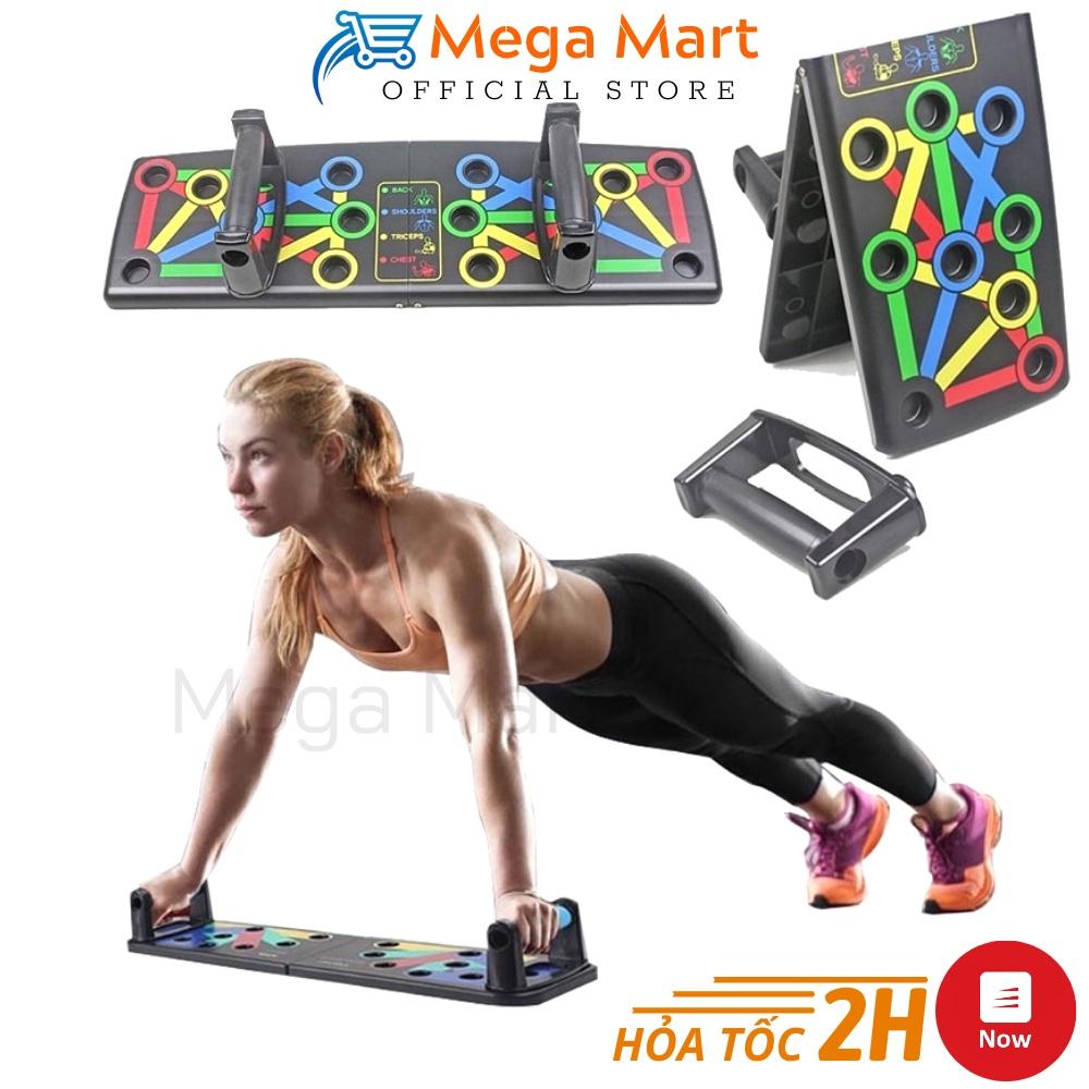 Dụng cụ tập hít đất chống đẩy parallettes 12 trong 1 Bộ bàn khung tập gym ngực tay vai có hiệu quả nhanh