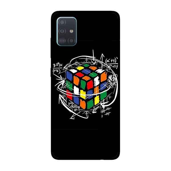 Ốp Lưng in cho Samsung Galaxy A51 mẫu Rubik Toán Học - Hàng Chính Hãng