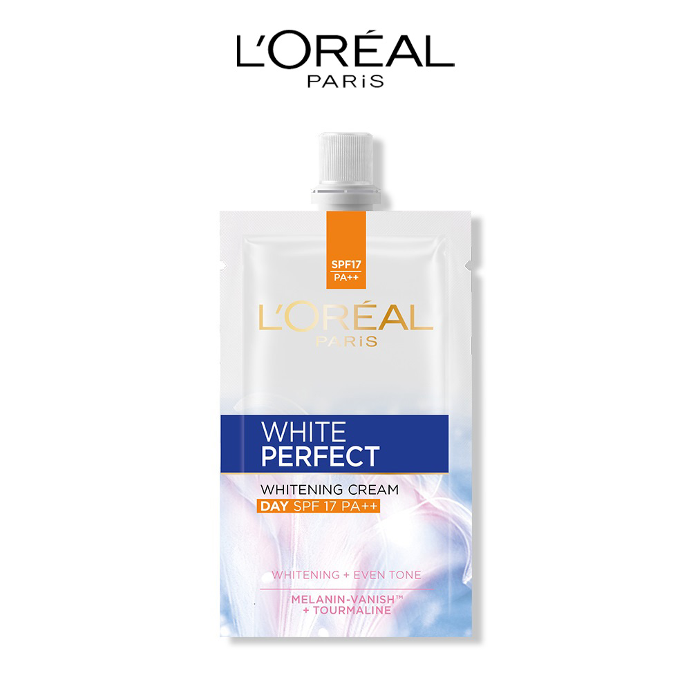 Kem dưỡng trắng da vitamin L’Oreal Paris White Perfect ban ngày SPF17 PA++ dạng gói