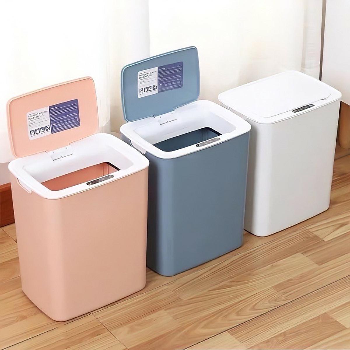 Thùng Rác Thông Minh Cảm Ứng Tự Động Đóng Mở 14L ( Sạc Tích Điện ) - giao mầu ngẫu nhiên - HÀNG CHÍNH HÃNG