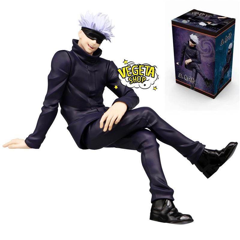 Mô hình Gojo Satoru ngồi - Jujutsu Kaisen - Chú thuật hồi chiến - Chú thuật sư Gojo Satoru - Kích thước 13*13cm - Box