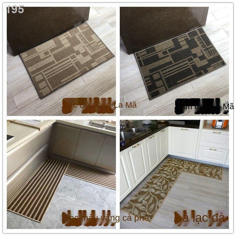 Thảm trải sàn nhà bếp, thấm dầu dải dài, chống trượt phòng tắm, cửa sổ lồi, ngủ, ra vào, kích thước tùy chỉnh