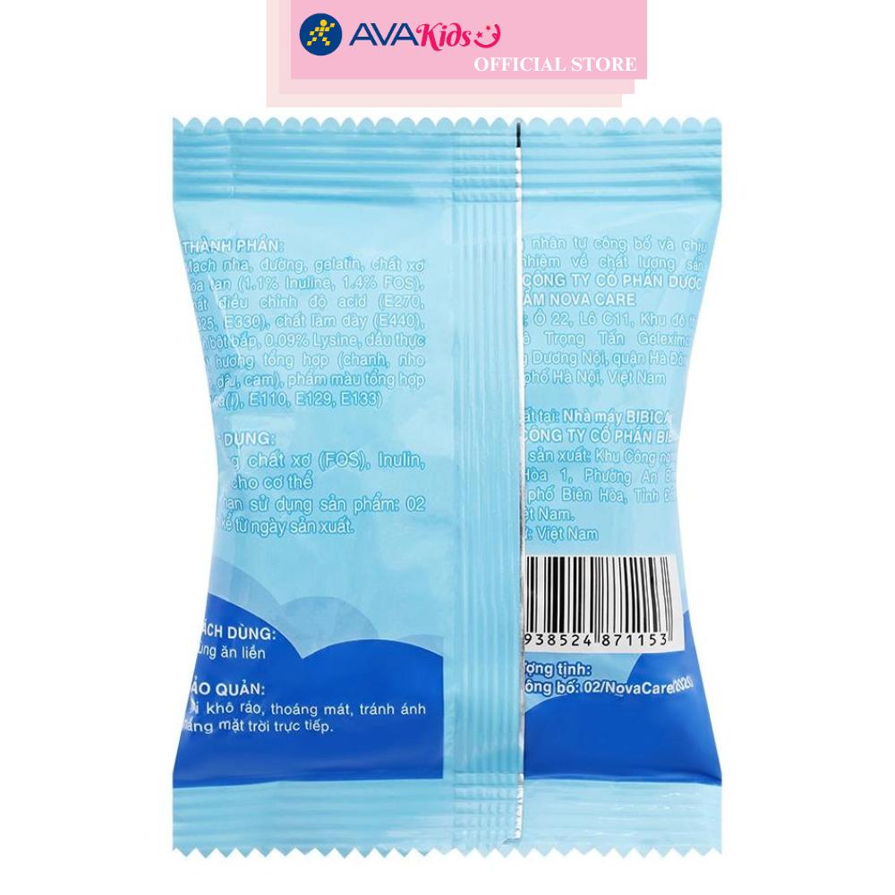 Kẹo dẻo Nova.Kids bổ sung chất xơ 24g (từ 1 tuổi) - Màu ngẫu nhiên