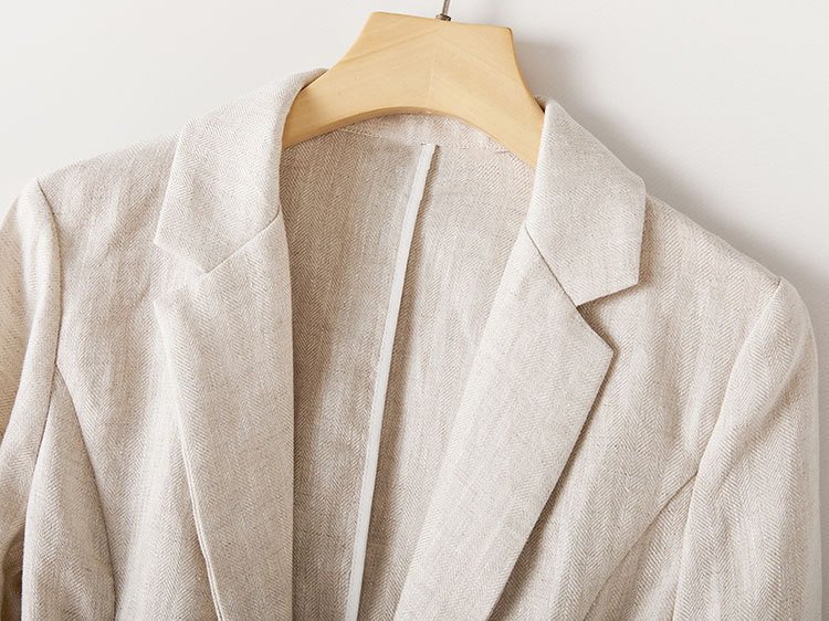Áo Vest blaze nữ dáng lửng tay lỡ trẻ trung, chất vải Linen mềm mát, thích hợp Hè, Thu Bz11