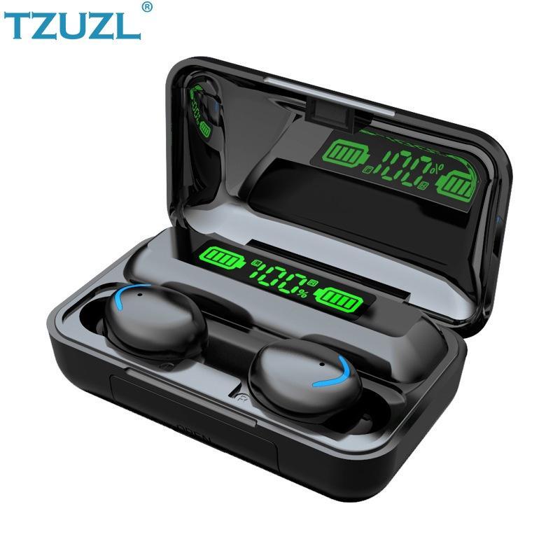 Tai Nghe Nhét Tai Không Dây Bluetooth 5.0 TWS F9-5C TZUZL F9 Chống Thấm Nước