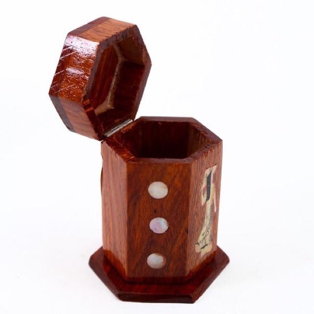 Khay đựng bánh kẹo QUẢ BÍ TO gỗ HƯƠNG NAM PHI