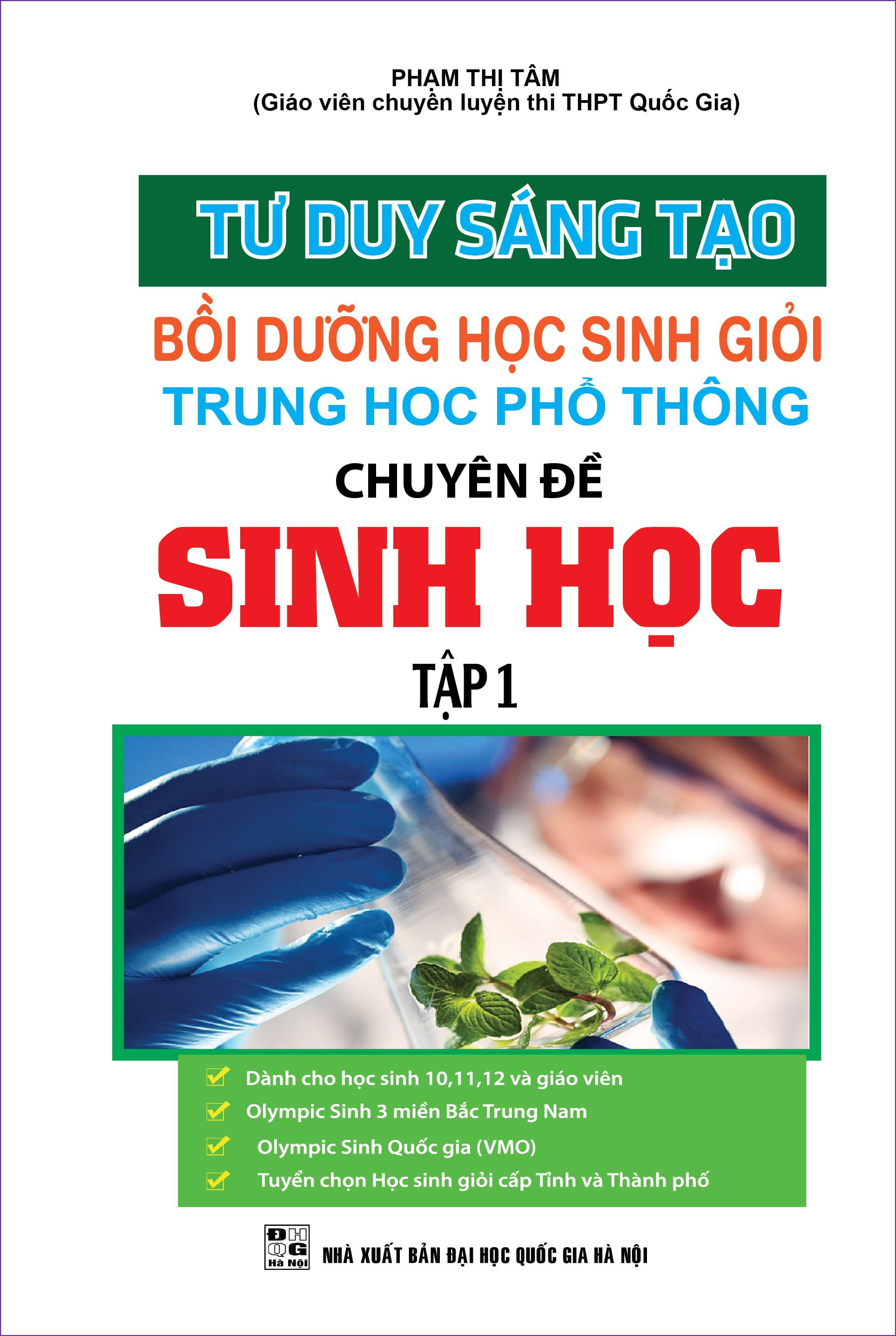 Bồi Dưỡng Học Sinh Giỏi Sinh Học Thpt - Tập 1