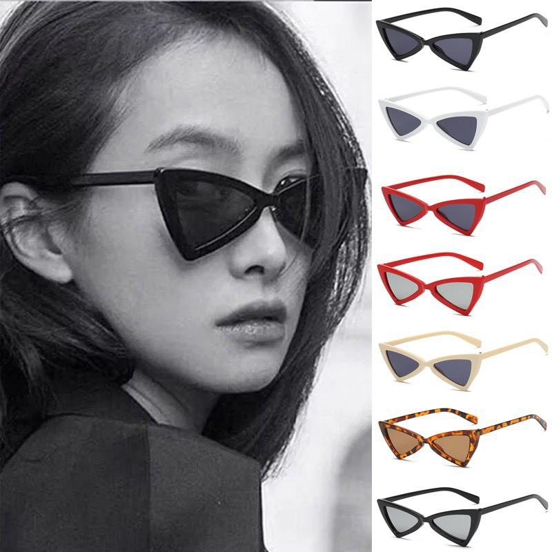 KÍNH RÂM MẮT TAM GIÁC PHONG CÁCH RETRO bisou.accessories- tặng kèm ví da và khăn bảo vệ kính