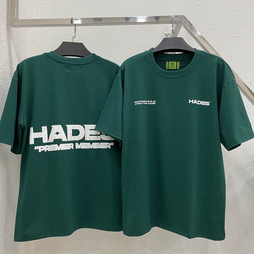 Áo thun Hades basic nam nữ áo thun tay lỡ hades sài gòn Full local brand phong cách ulzzang - Gin Store