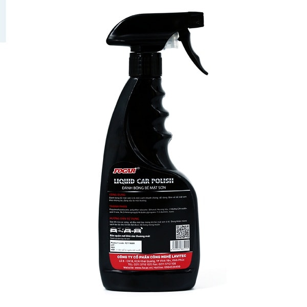 Dung dịch bóng bề mặt sơn FOCAR Liquid Car Polish 500ml