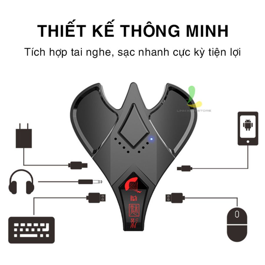 Bộ chuyển đổi game MEIYING M3 - Thiết bị chuyển đổi phím chuột kết nối điện thoại hỗ trợ hệ điều hành Android, IOSS - Hàng nhập khẩu