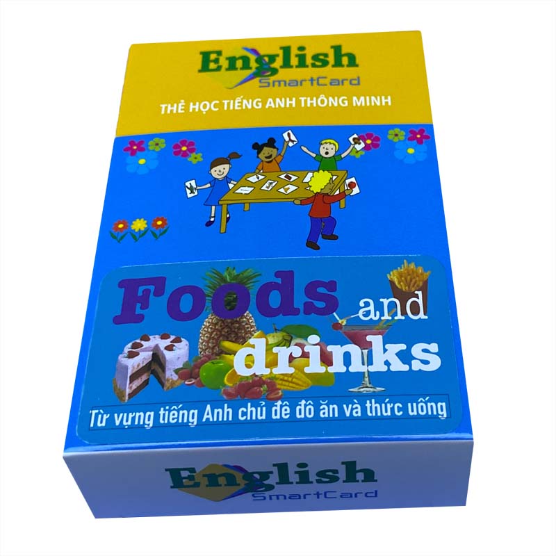 Bộ flashcard tiếng Anh chủ đề thực phẩm và đồ uống thường gặp