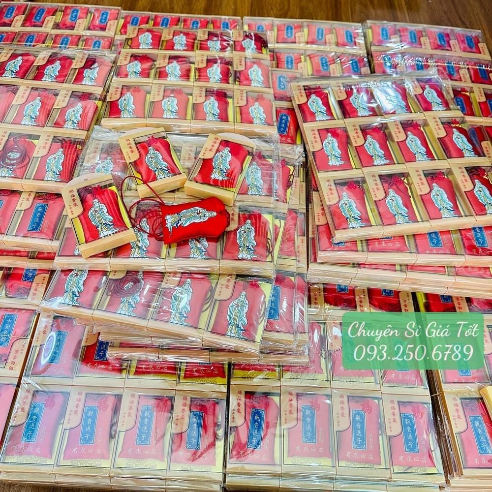 Túi Quan Âm May Mắn Bình An , May Mắn Vượng Tài, Hóa Giải Điềm Hung