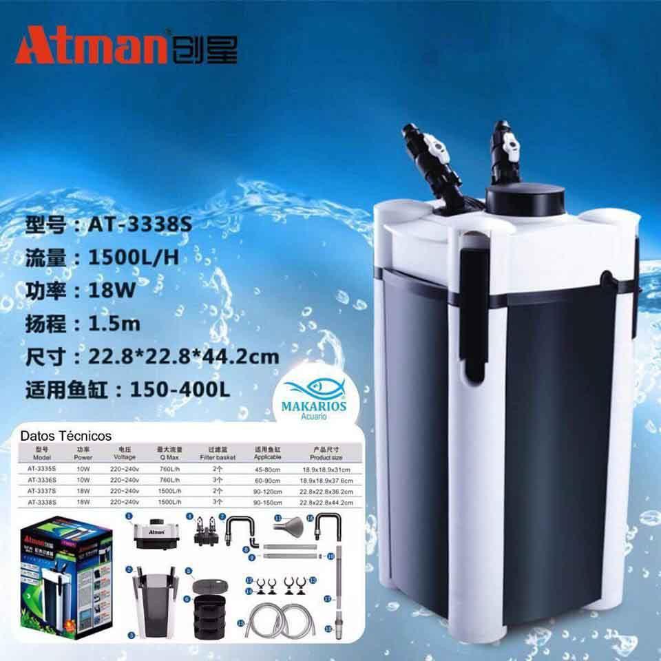 Lọc Thùng Cho Thủy Sinh Cao Cấp ATMAN AT-3338s