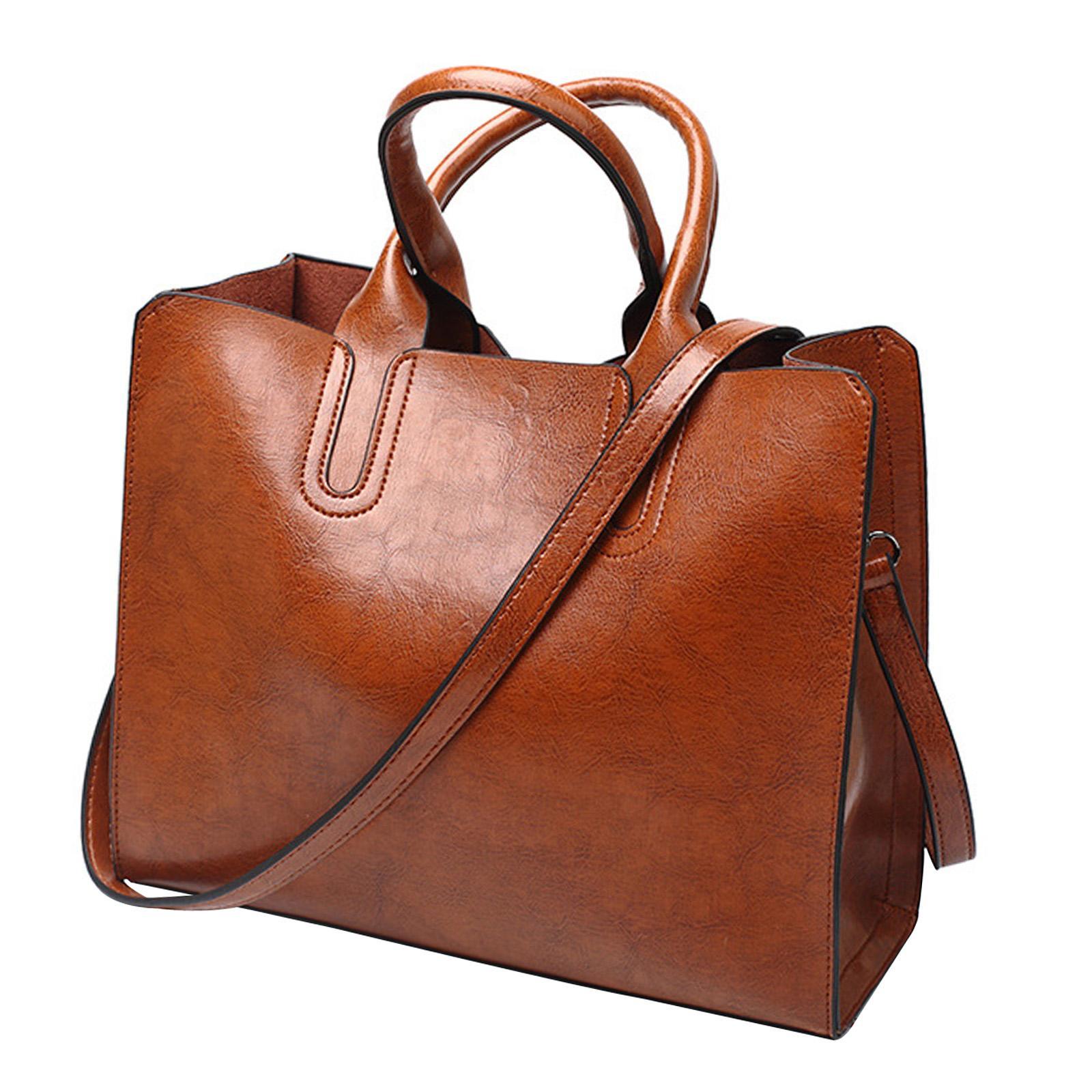 Fashion Womens Leather Handbag Top Handle Tote Satchel Shopping Bags for Holiday Casual