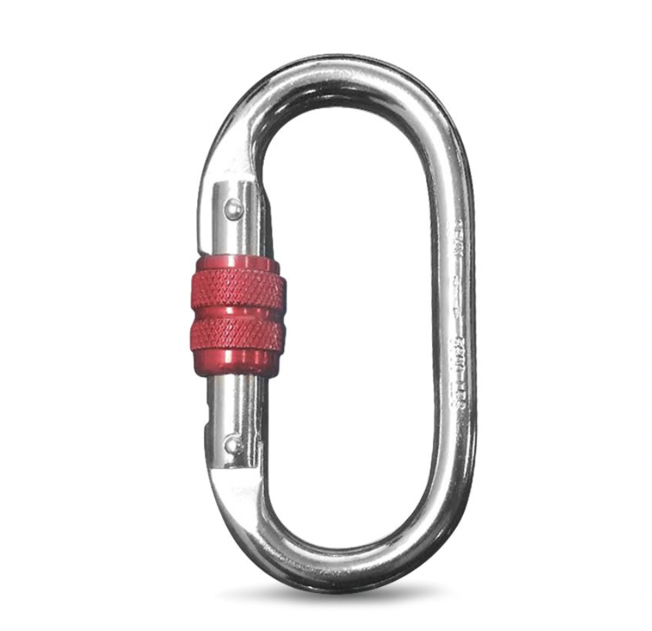 Móc treo khóa chữ D đa năng carabiner dùng treo võng yoga Elite Sport