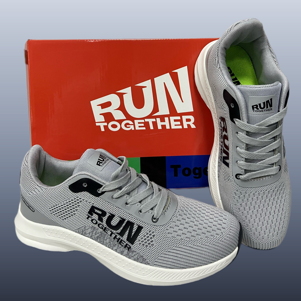 Giày Sneaker Thể Thao Thời Trang - Run Together RT05 - Màu: Xám