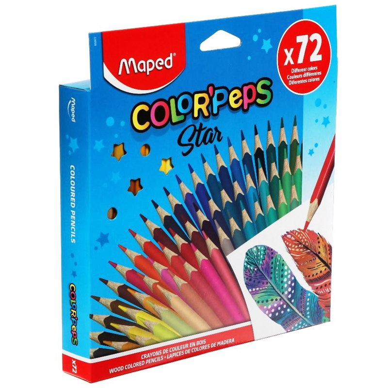 Chì Màu Maped Color'Peps Star 72 Màu 832072