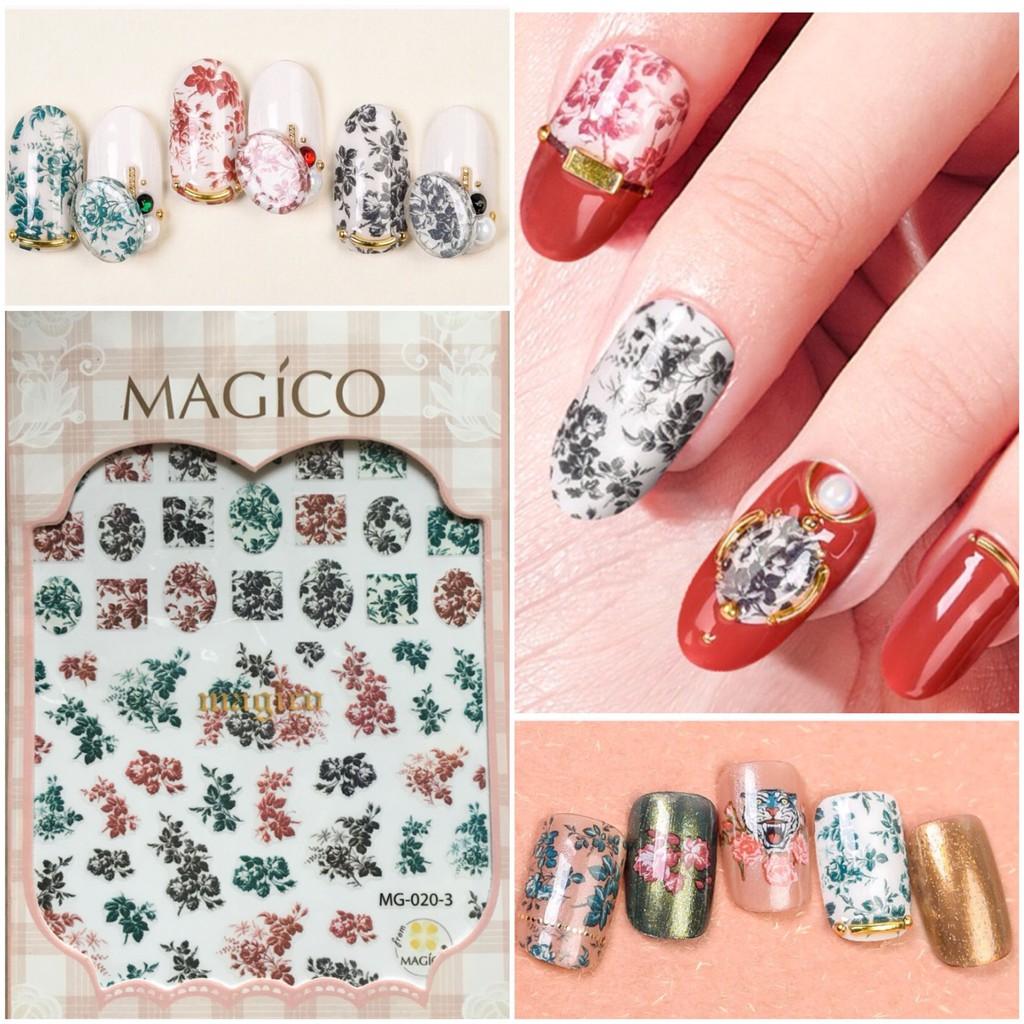Sticker nails Magico hoa - hình dán móng 3D 020-3