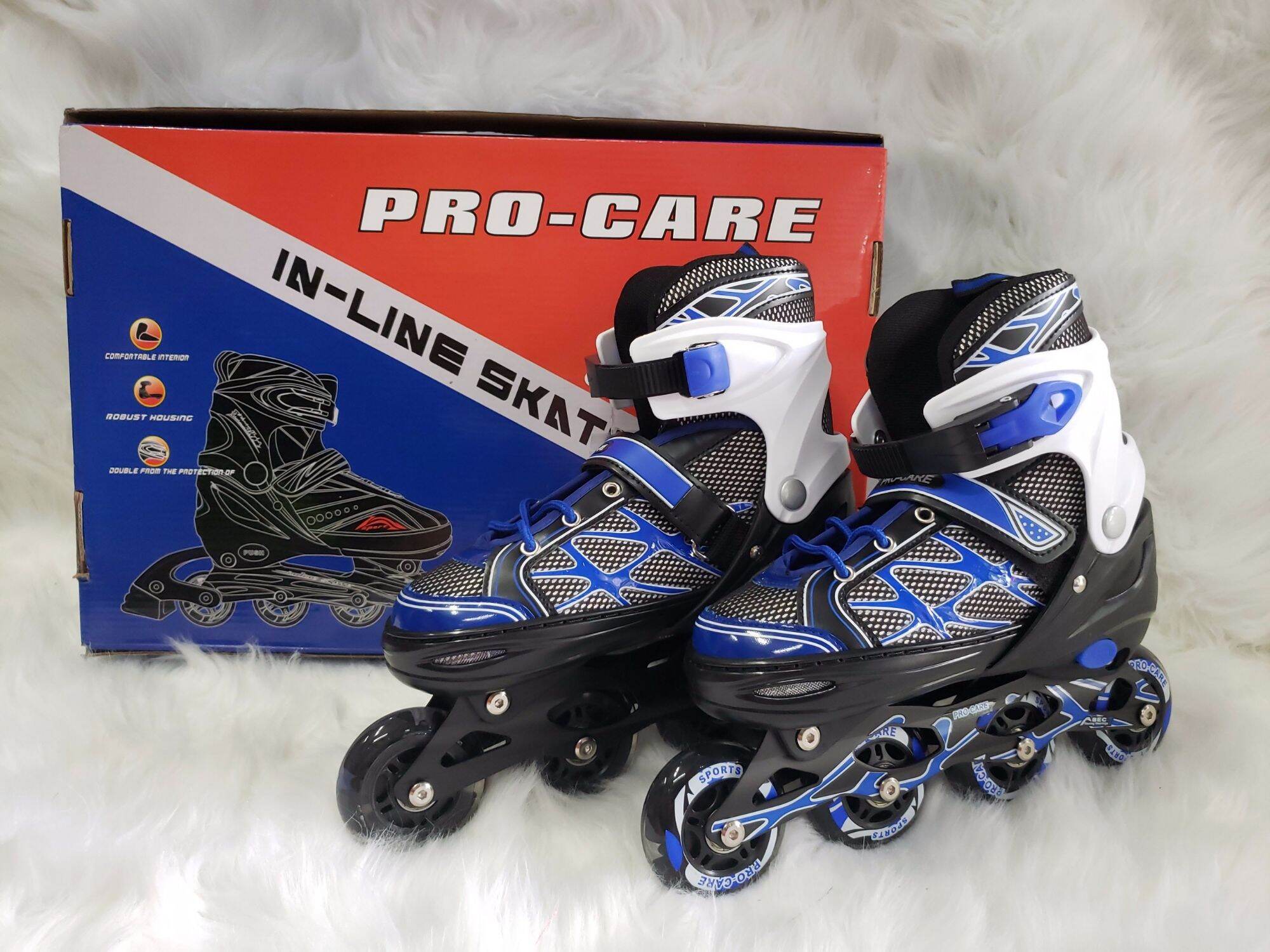 Giày Trượt Patin 1 Hàng Bánh 606 PRO-CARE (có thể điều chỉnh size)
