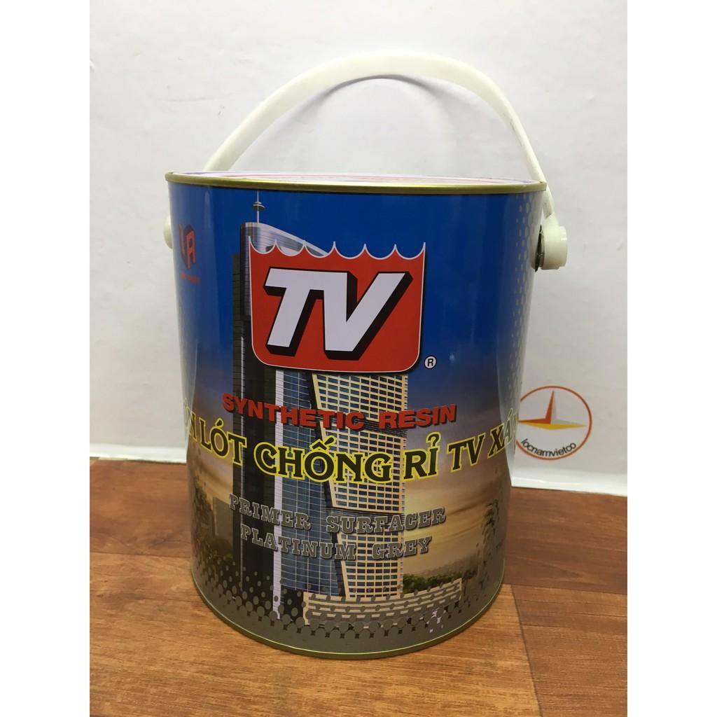 Sơn lót chống rỉ màu xám TV 3L