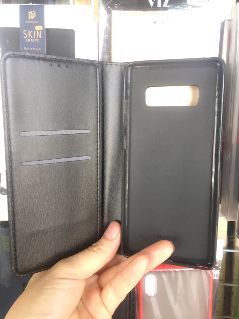 Bao Da Kiêm Ví Cầm Tay Cho SamSung S9PLUS