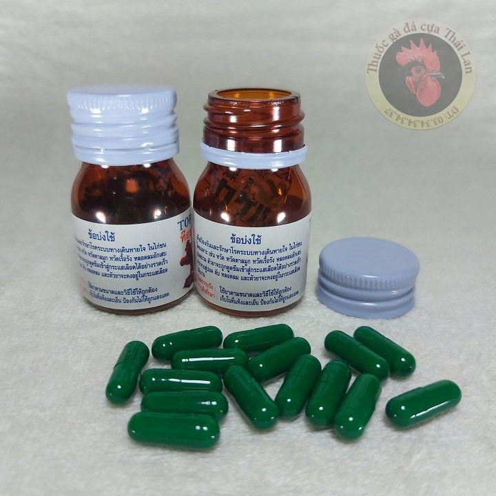 Thuốc gà đá - TOP 2 - khò - xổ mũi - sưng phù đầu , phân xấu - 1 lọ / 15 viên