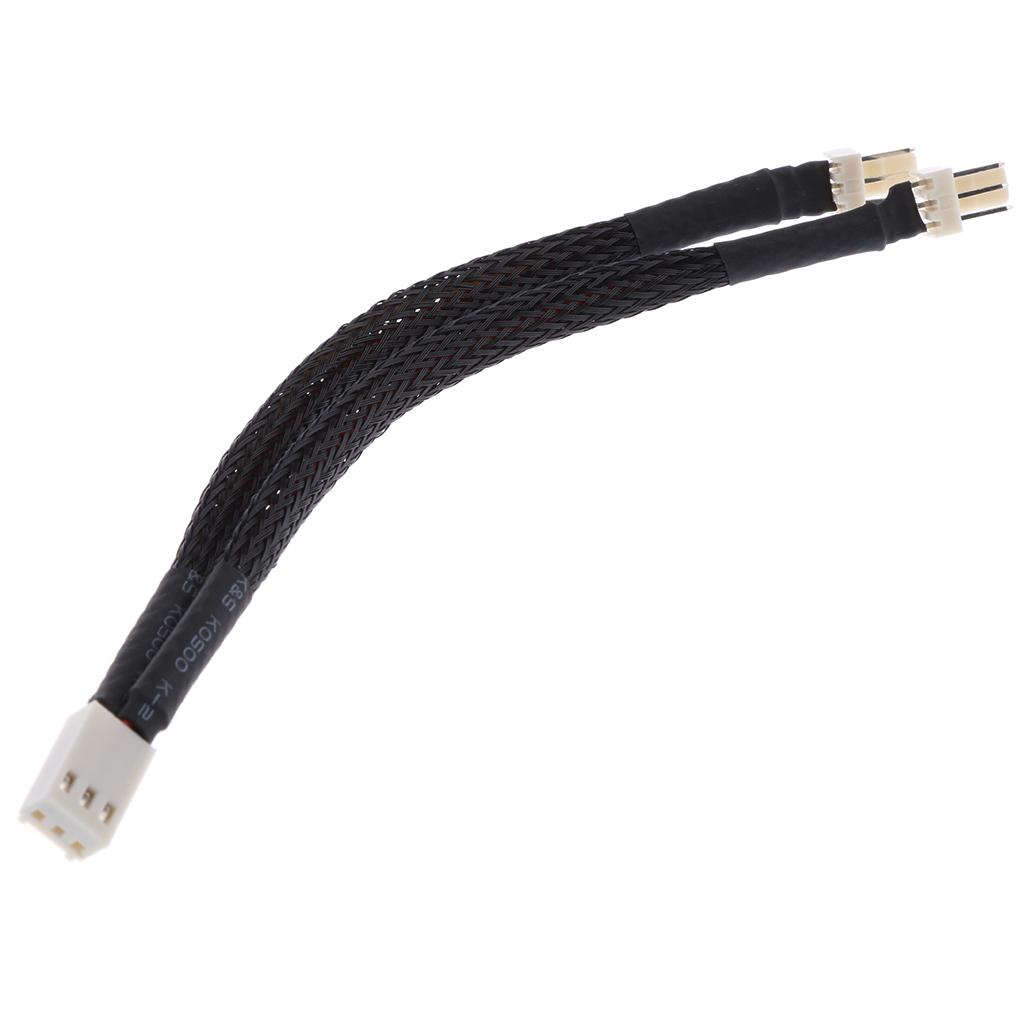 3  Power Splitter Cable  Female to 2 x Male 30cm Motherboard