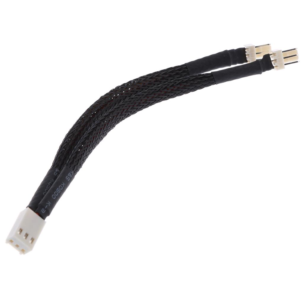 Computer PC 3Pin Fan  Splitter Cable Lead Wire Connector Adapter