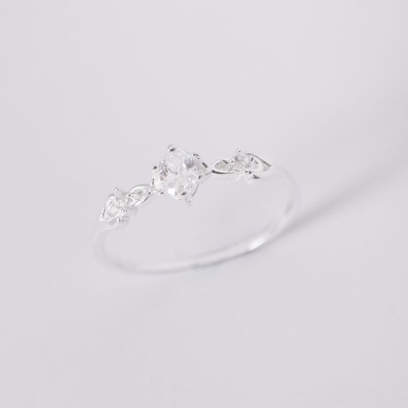 Nhẫn Bling It 3 đá gấp khúc BIN293