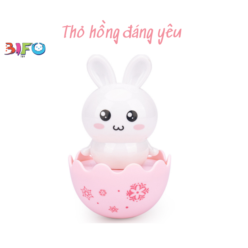Đồ chơi lật đật mắt cười có âm thanh vui nhộn cho bé phát triển đầu đời phù hợp với bé từ 3 tháng