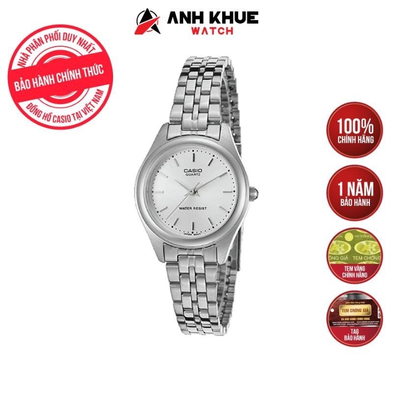 Đồng hồ Casio Nữ General dây kim loại LTP-1129A-7ARDF