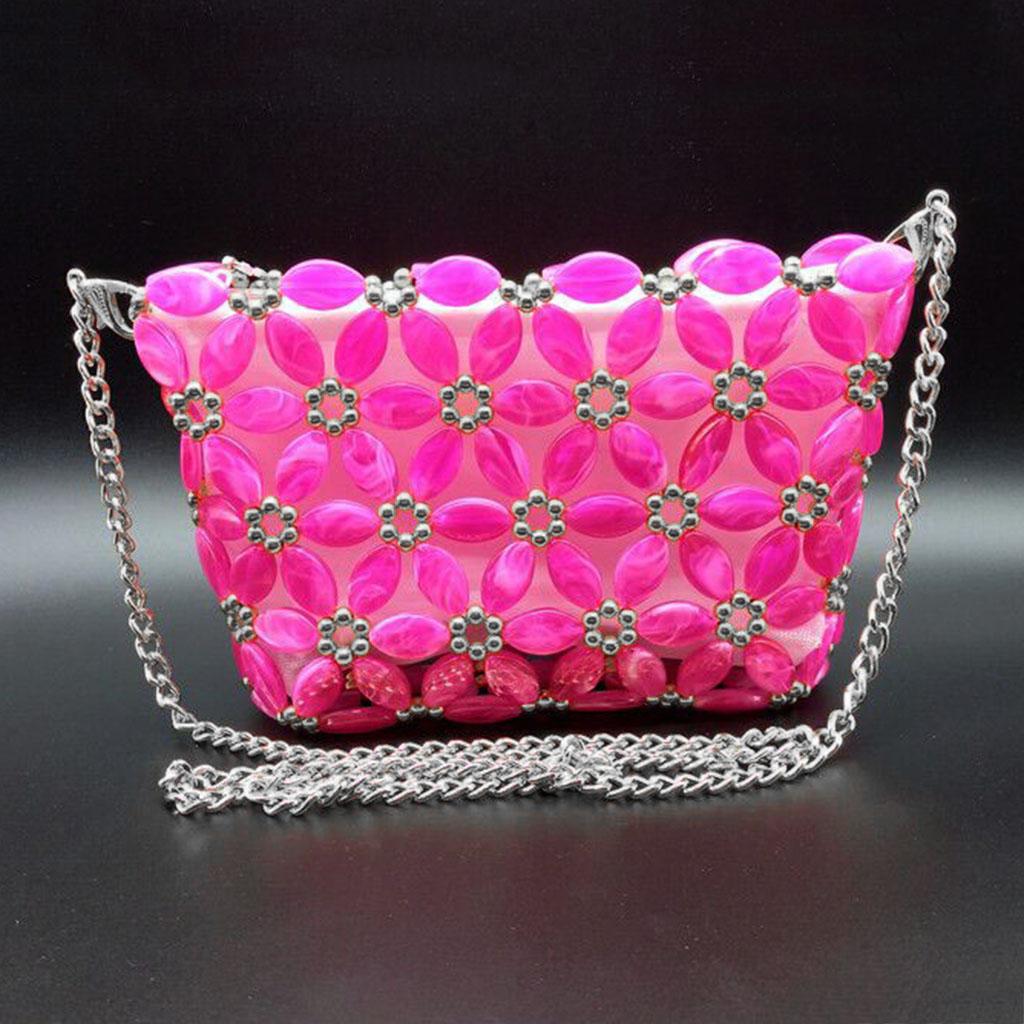 DIY Art& Crafts Acrylic Beaded Bag Kits Crossbody Bag Making Supplies Tools