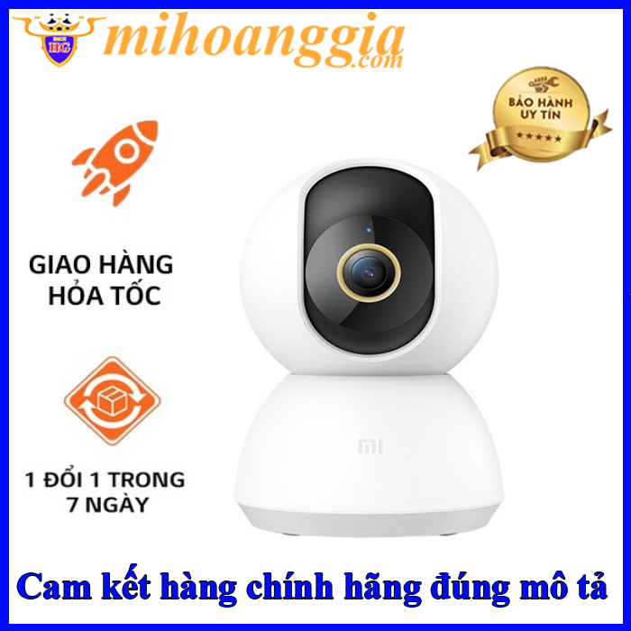 Camera An Ninh Thông Minh Xiaomi PTZ 360 2K 3MP Nhìn Được Ban Đêm Toàn Cảnh - Hàng Chính Hãng