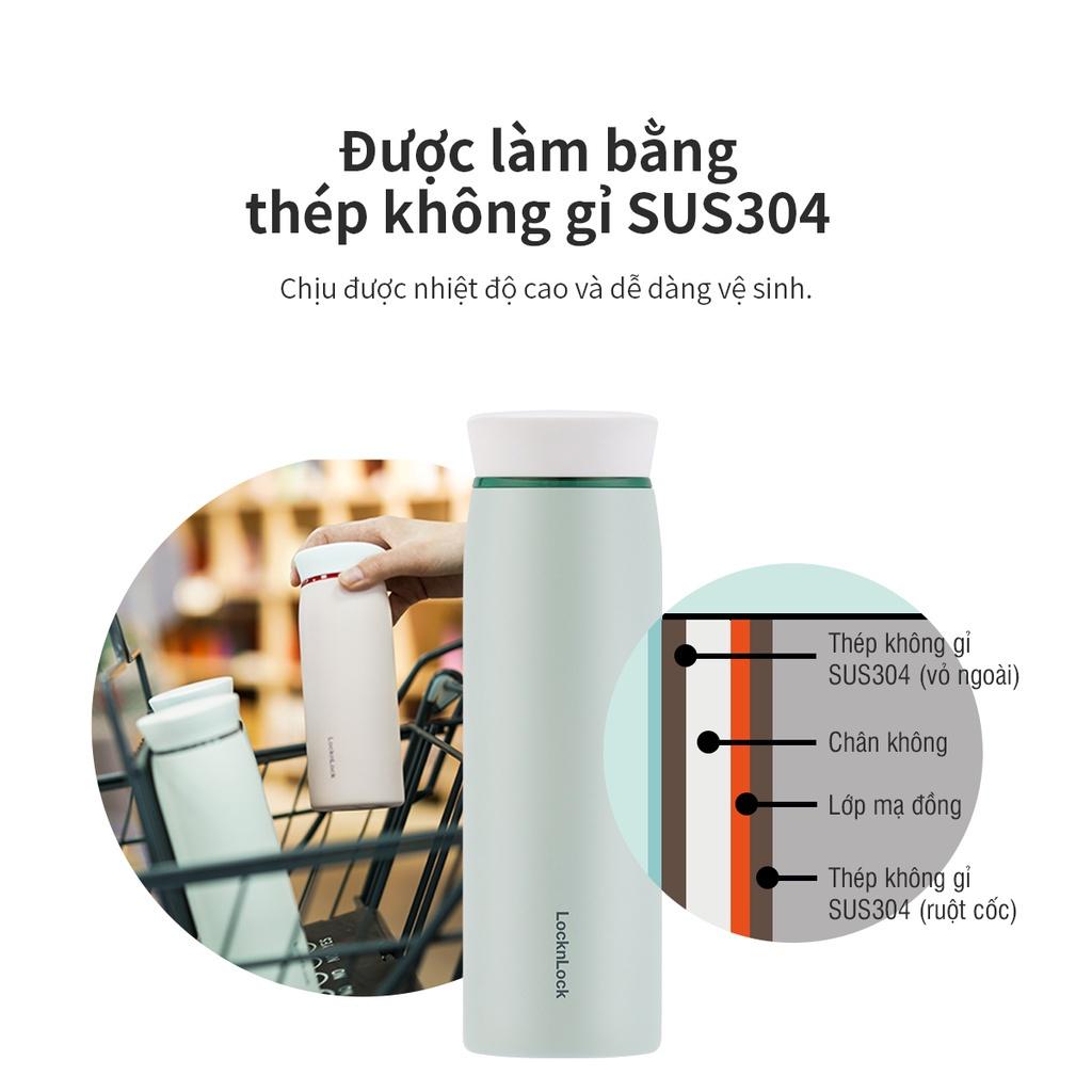 Bình giữ nhiệt Lock&Lock Feather Light Ring LHC4244 460ml - Hàng chính hãng - Hapos