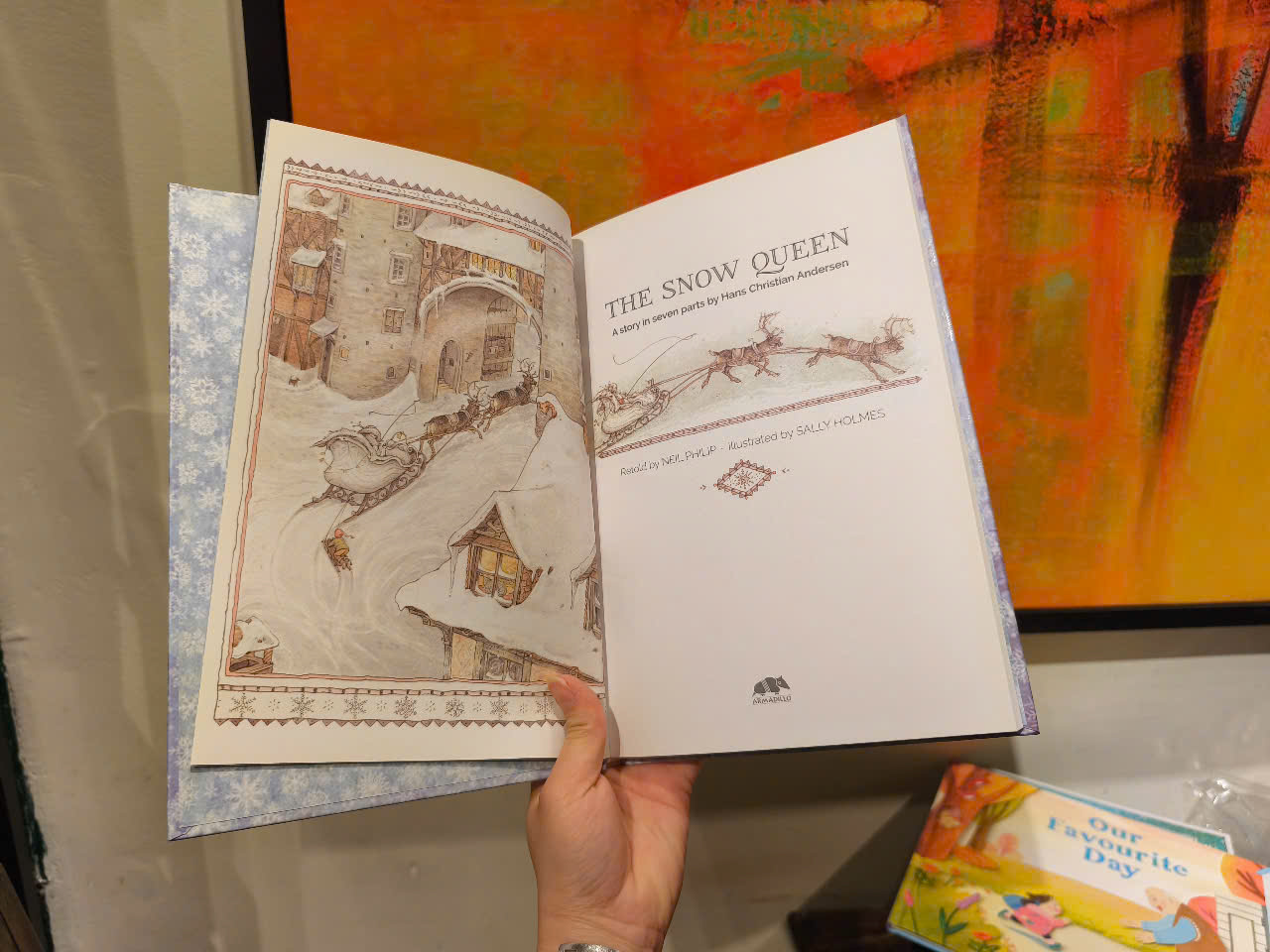 Sách - The Snow Queen: A story in seven parts by Hans Christian Andersen - Sách tiếng anh, thiếu nhi, bìa cứng
