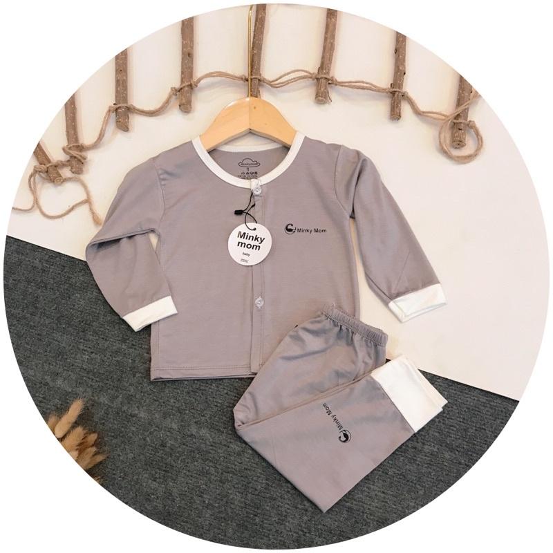 BỒ DÀI TAY CÚC GIỮA MIN KY MOM THUN LẠNH HÀNG LOẠI 1 CHO BÉ TỪ 6-15KG