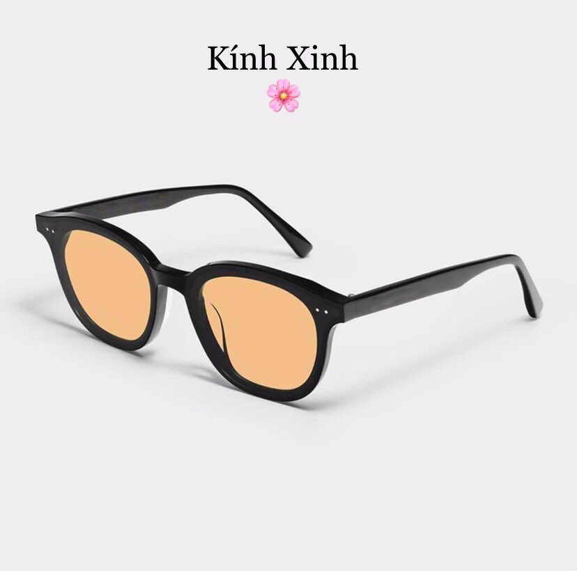 Kính màu Vàng Mắt tròn cho Nam và nữ siêu chất