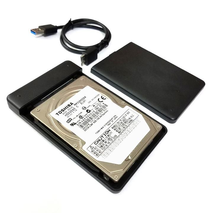 Hộp đựng ổ cứng 2.5 SSD/HDD SATA 3 USB 3.0 Orico 2577u3 ( vỏ nhựa đen - Hàng Nhập Khẩu