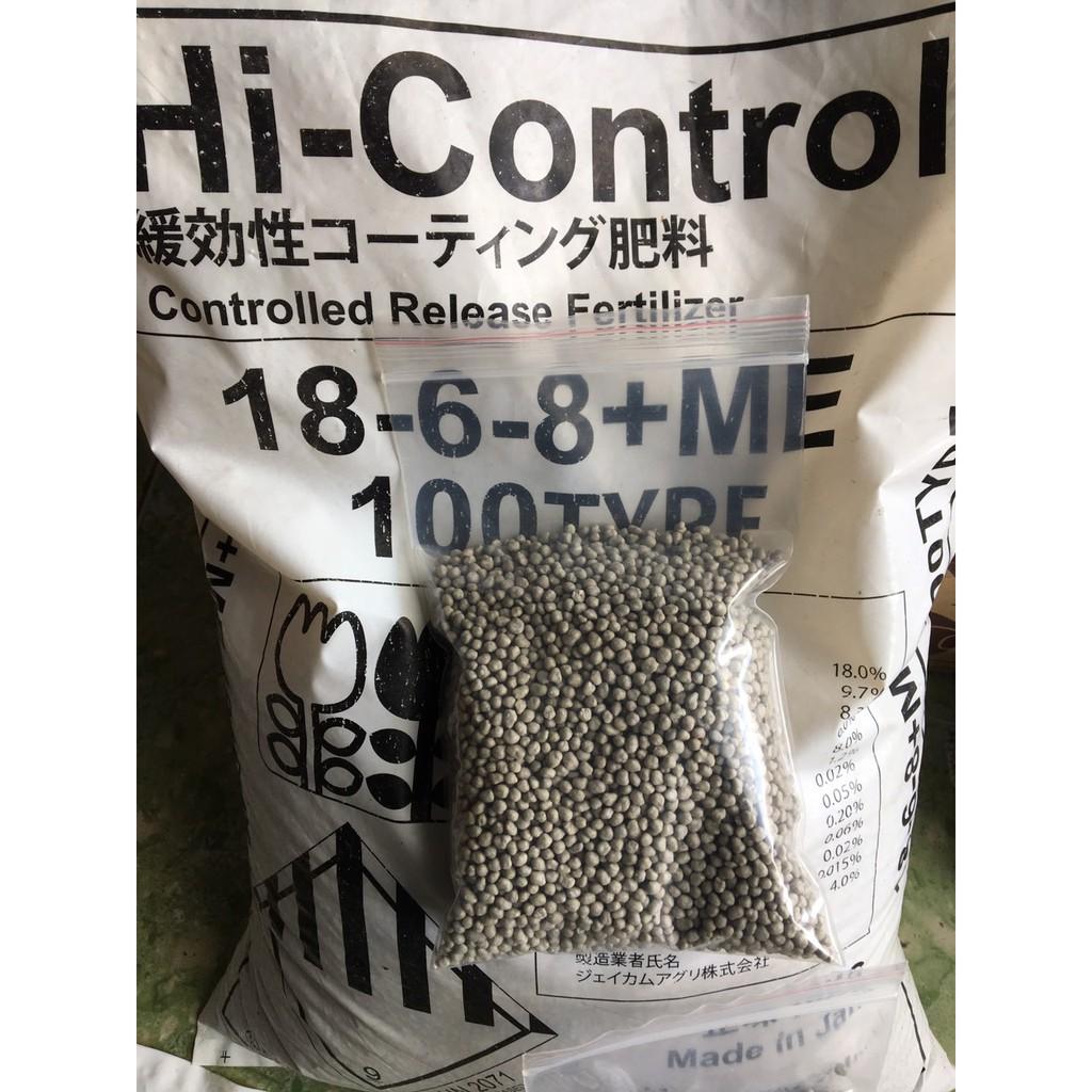 Phân chì tan chậm của Nhật 18-6-8 ME gói 500gr ra từ bao 10kg