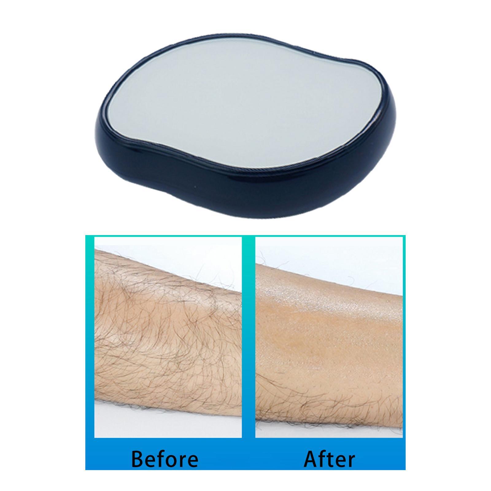 Crystal Hair Remover Eraser, Household Efficient Easy Cleaning for Armpits Back,Legs,Arms,Bikini Line & Facial