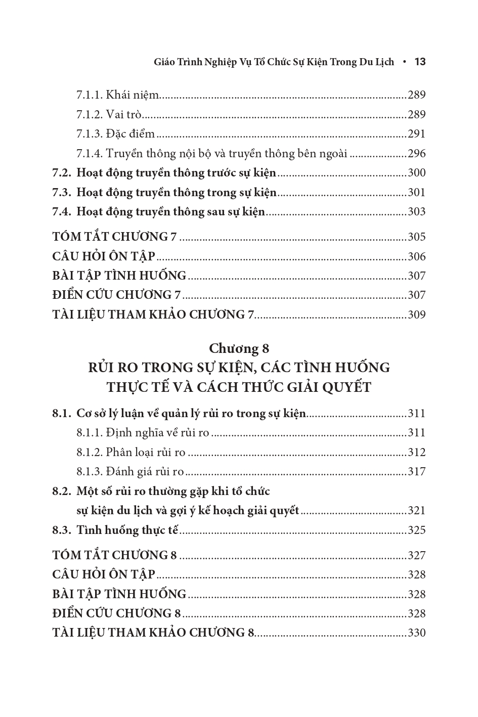 Giáo Trình Nghiệp Vụ Tổ Chức Sự Kiện Trong Du Lịch
