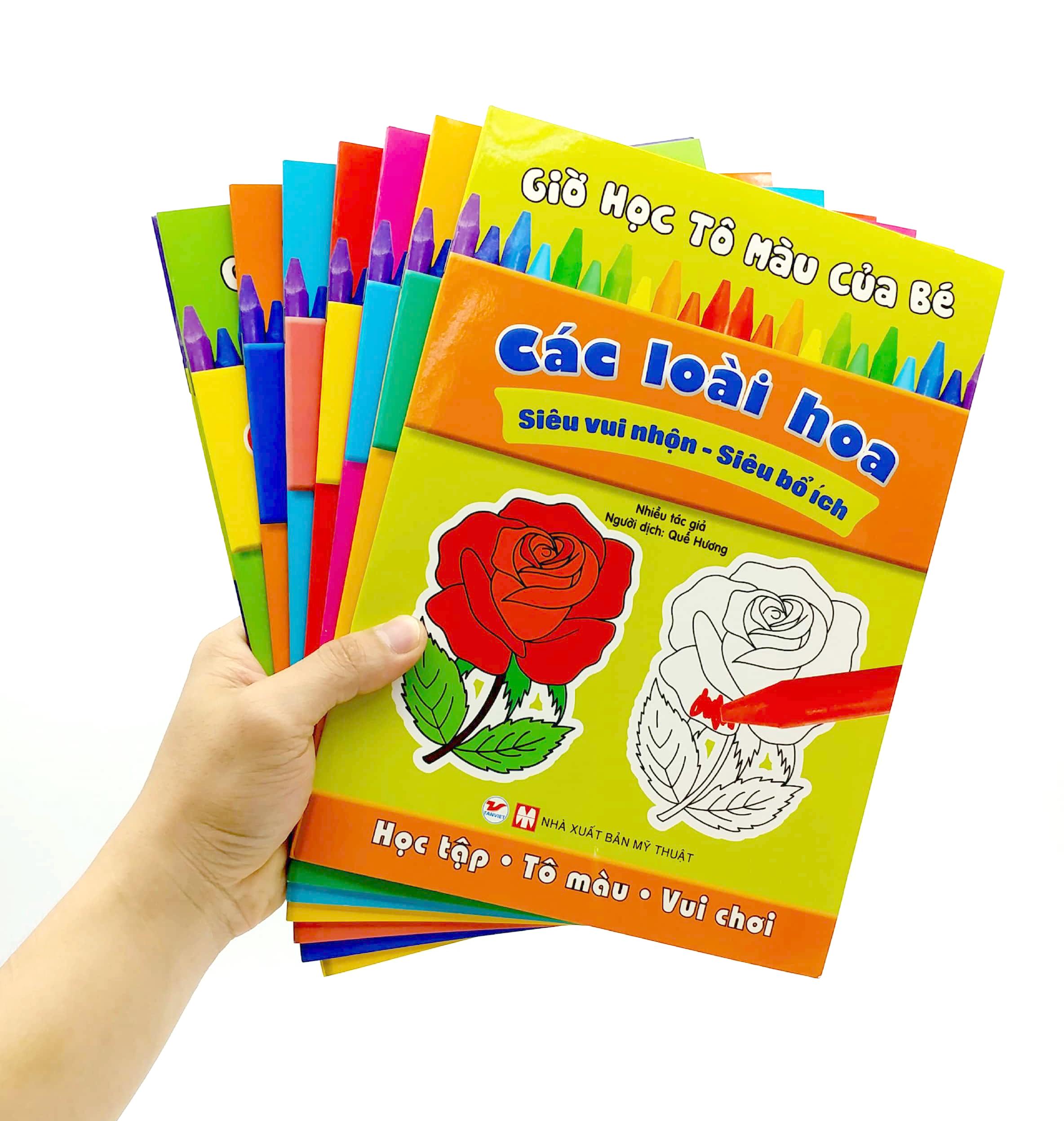 Bộ Sách Giờ Học Tô Màu Của Bé (Bộ 8 Cuốn)