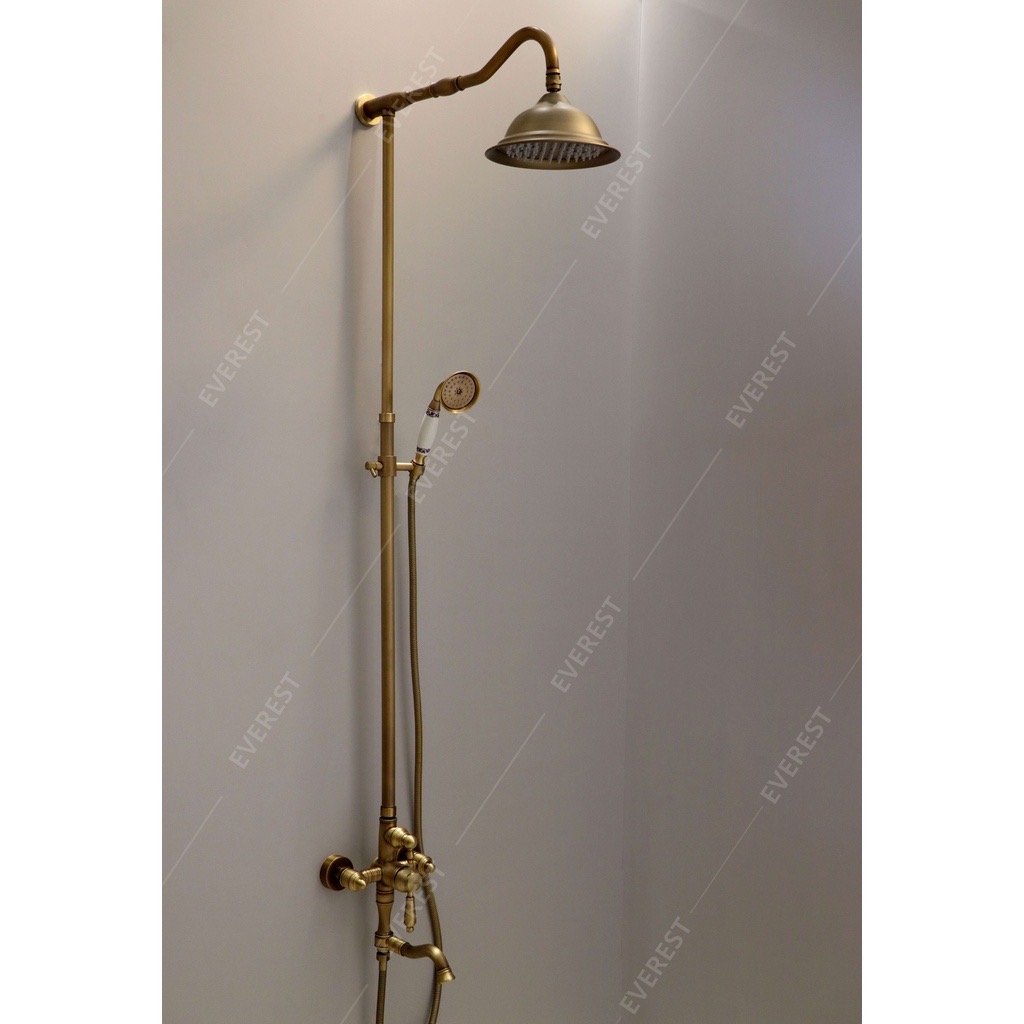 Sen cây bằng đồng cổ điển - cây sen tắm cổ điển