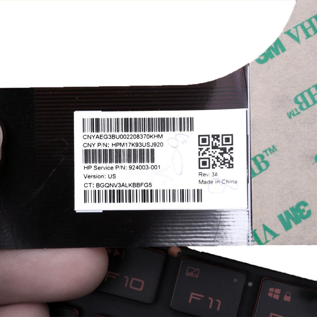 Replacement US English Backlit Keyboard for 17-AN Part