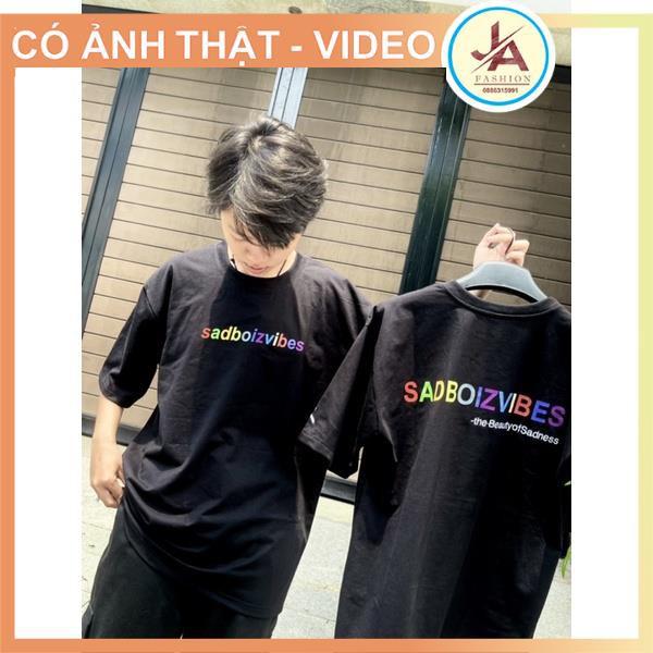 Áo thun tay lỡ SADBOIZ SADBOIZVIBES 7 màu nam nữ , áo phông sadboiz nam nữ form rộng unisex phong cách hàn quốc JASHOP