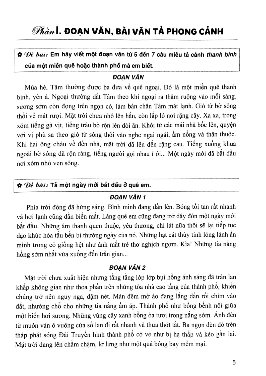 Những Bài Làm Văn Mẫu 5 (Dùng Chung Cho Các Bộ SGK Hiện Hành) (HA)