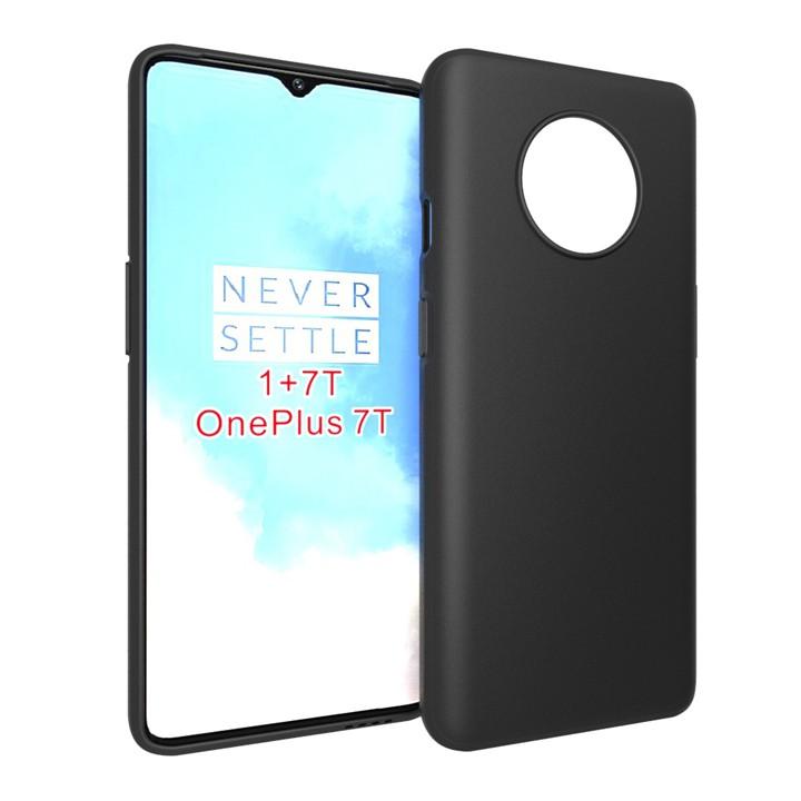 Ốp lưng Oneplus 7T silicon dẻo màu đen, Không ố vàng
