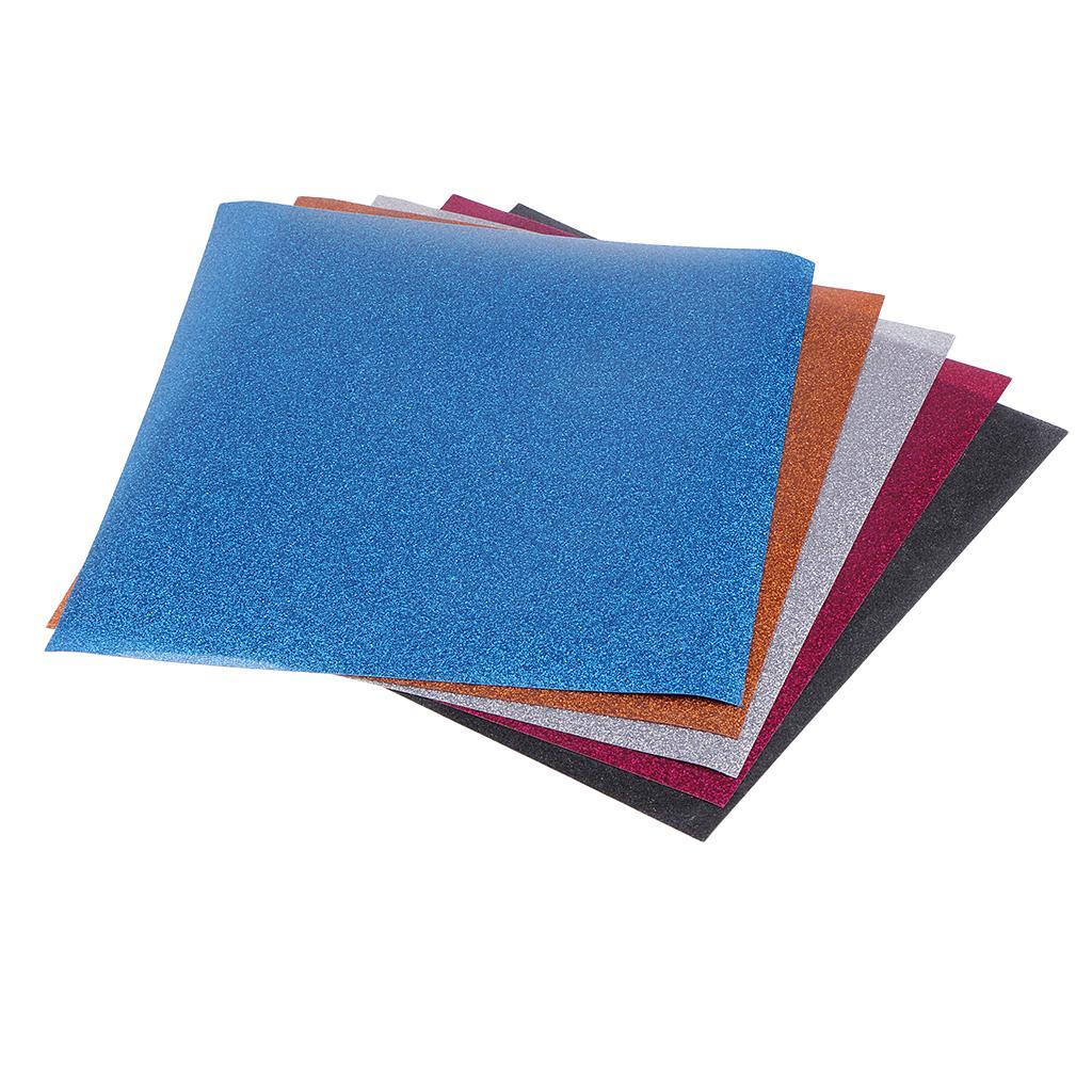 5 Colors Heat Transfer Vinyl Film Paper Adhesive Vinyl Sheets Clothes Decor
