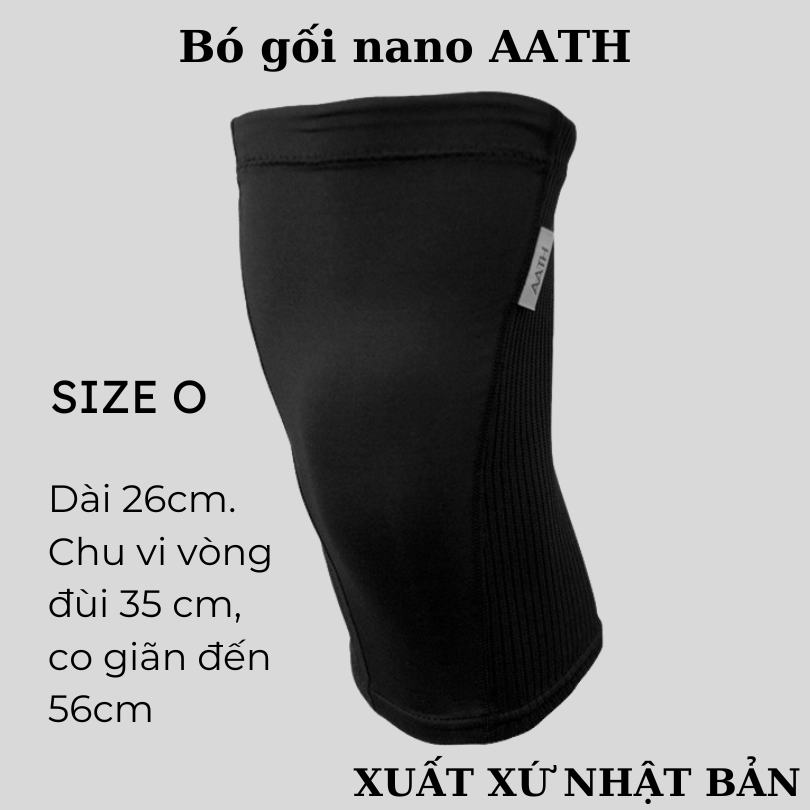 Bó gối cao cấp nano AATH Nhật Bản, giảm đau nhức viêm sưng